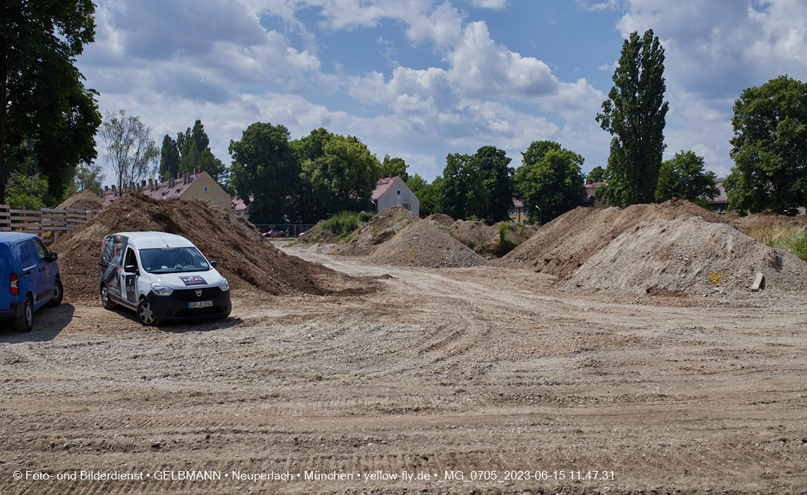 15.06.2023 - Abriss und Neubau der Maikäfersiedlung in Berga am LAim und Neuperlach